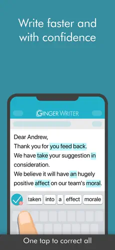 Imatge 1 Ginger Writer iphone