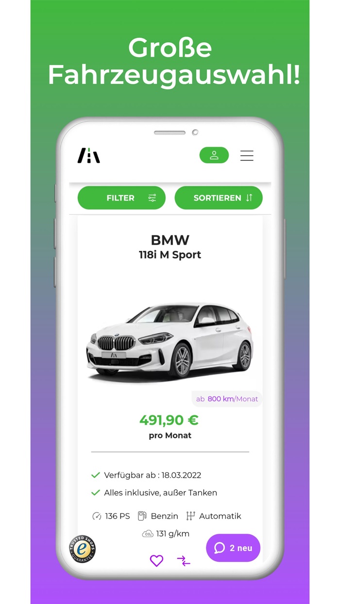 ViveLaCar Schweiz Auto-Abo