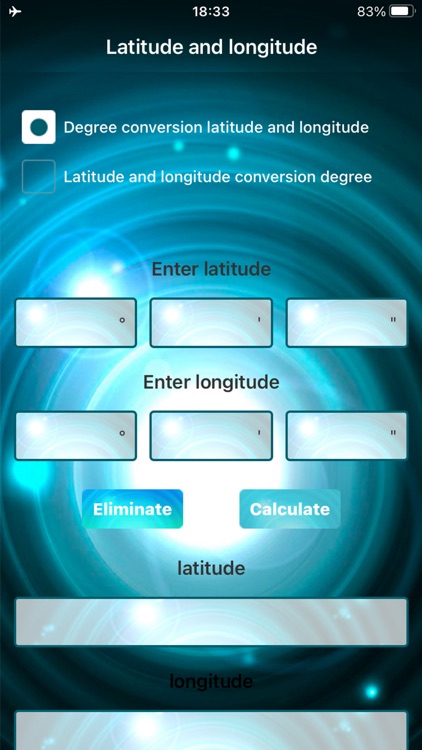 Latitude and longitude