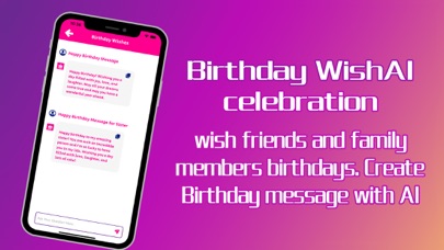 Screenshot #2 pour BirthdayWishAI