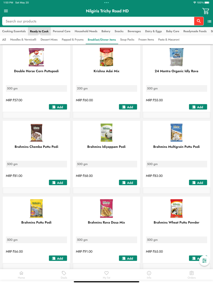 Nilgiris Trichy Road HD