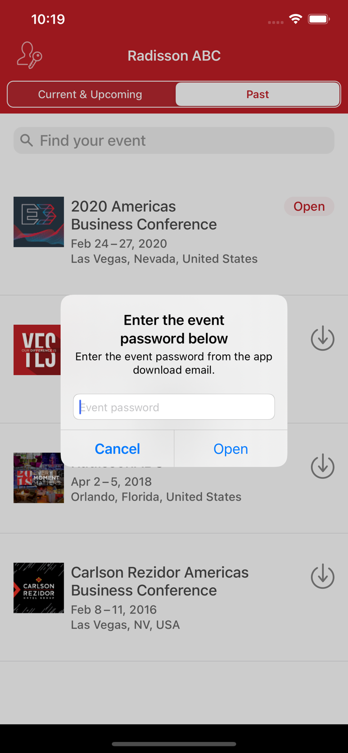 Radisson Hotel Group Events