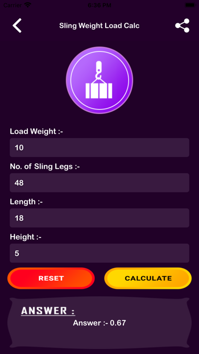 SlingWeightLoadCalc