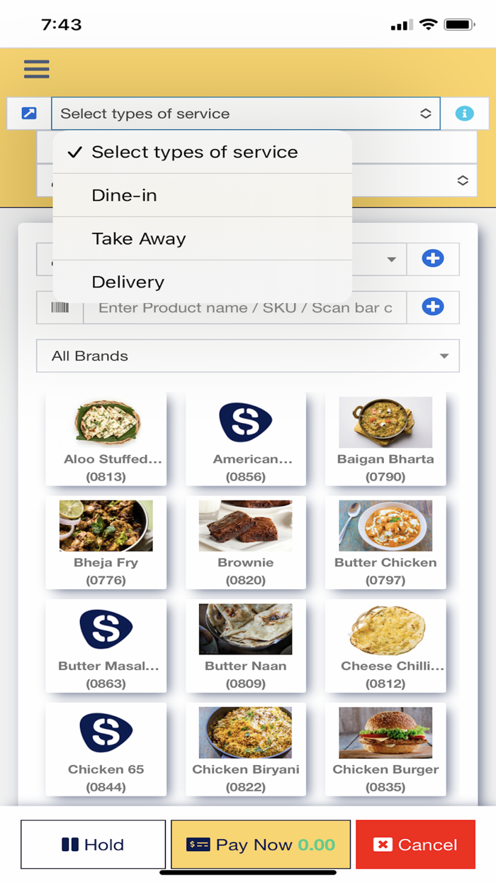 Sero POS  Point of Sale App