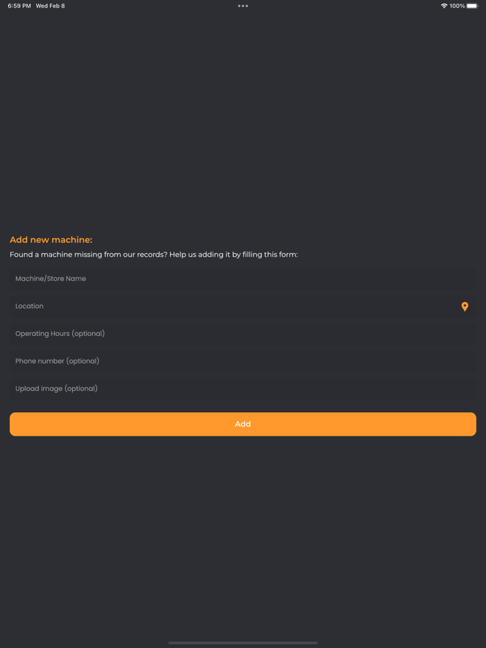 Cinder - Nearest Vending