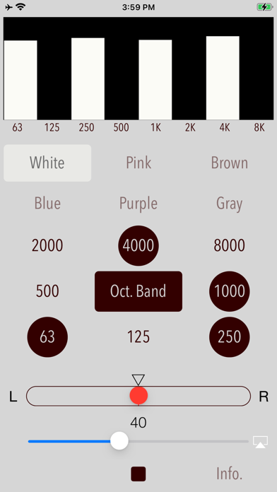 Octave-band Colored Noise screenshot 4
