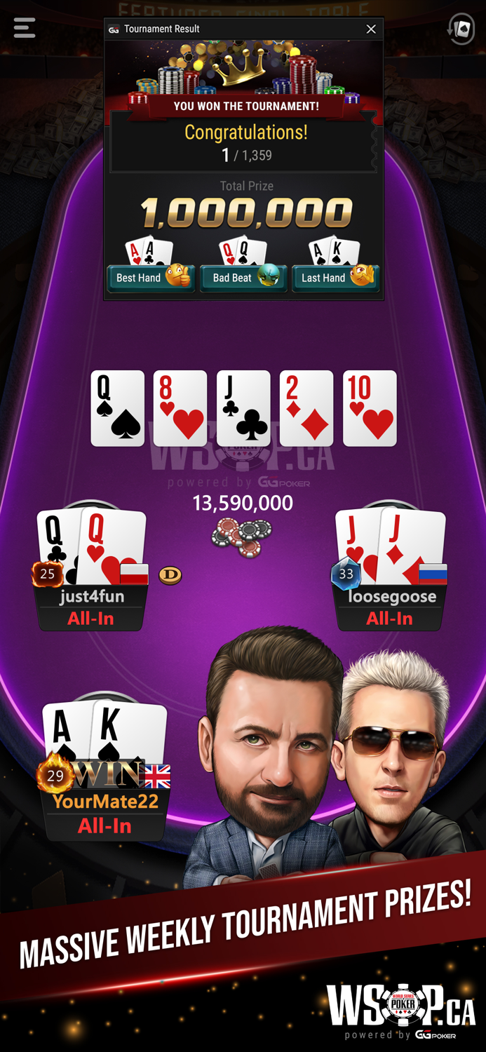 WSOP Online Poker Games