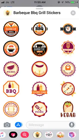 Game screenshot Barbeque BBQ Grill Stickers mod apk