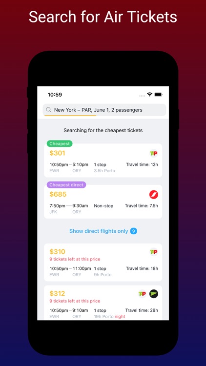 Airline Ticket Booking App