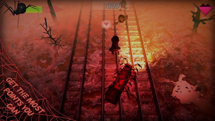 Scary Spider Train 3D Survival screenshot-4