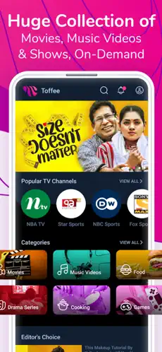 Screenshot 5 Toffee – TV, Sports and Drama iphone