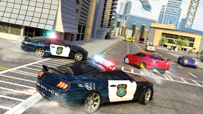 Police Simulator Cop Car 3D