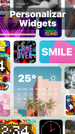Widgets Kit Wallpapers & Icons captura de pantalla 3