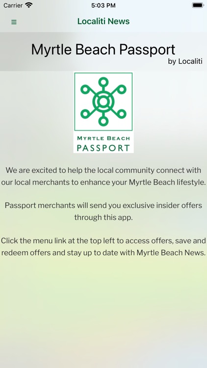 Myrtle Beach Passport