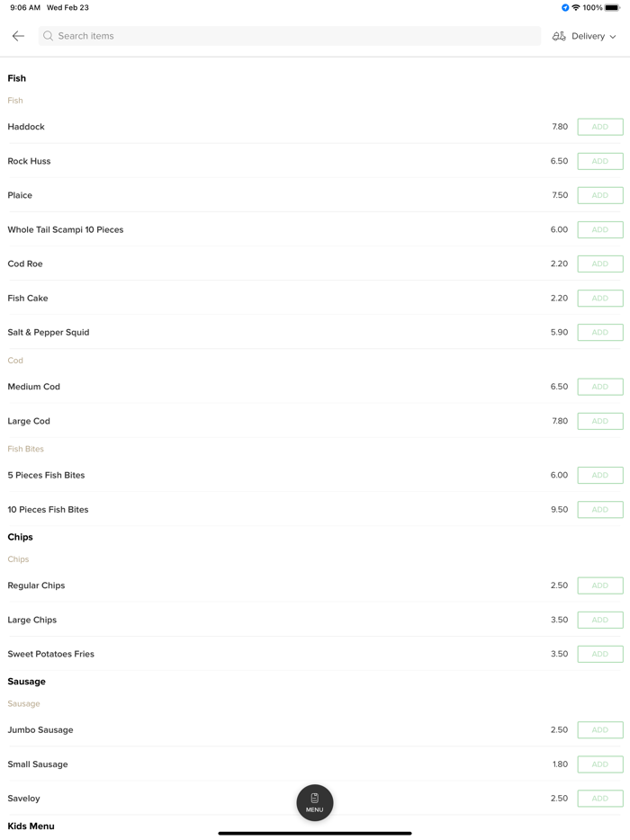 Blue Mermaid Fish Bar