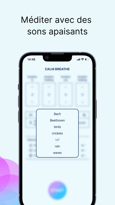 Screenshot #3 pour Calm Breathe - Relaxation App