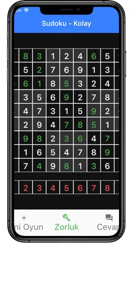 Game screenshot Turkce Sudoku hack