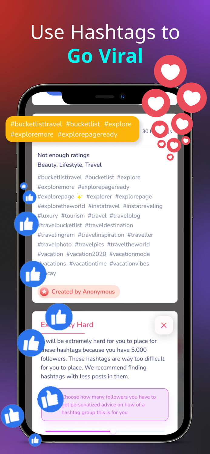 Hashtag Expert App