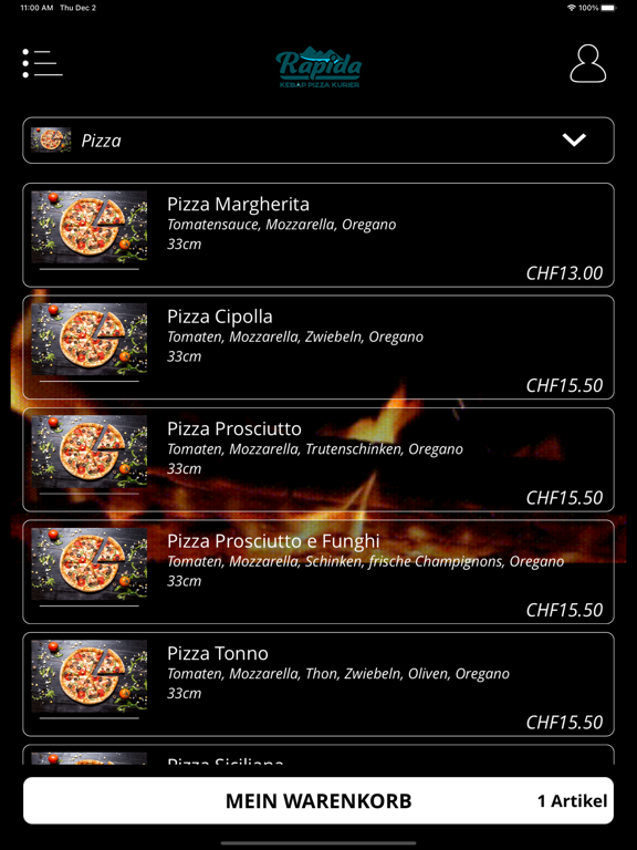 Rapida Pizza Kurier screenshot 2