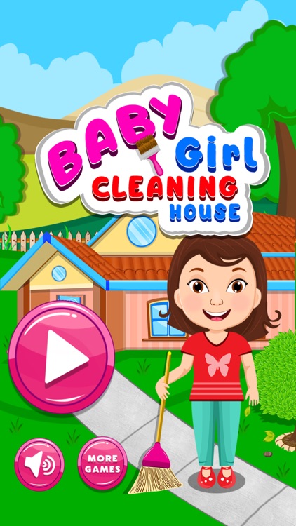 Baby Girl House Cleaning