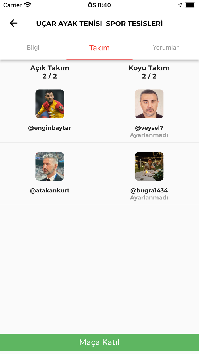 MaçYap Halısaha ve Voleybol