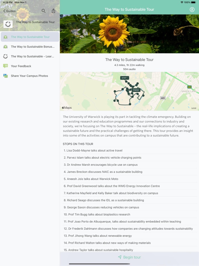 University of Warwick Tour