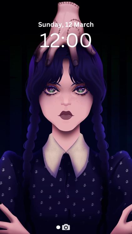 Wednesday Addams Wallpaper 4k screenshot-3