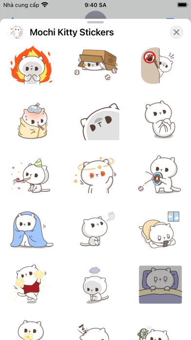 Mochi Kitty Stickers screenshot 5