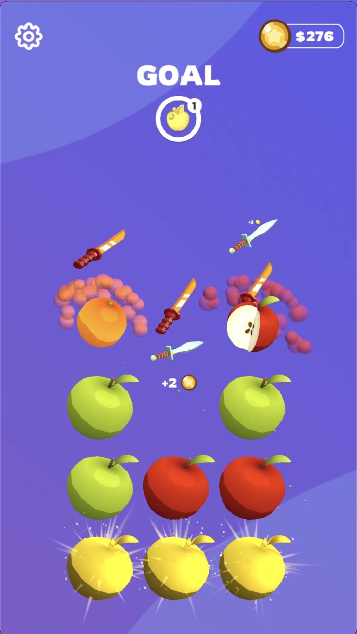 Knife Cut  Merge Hit