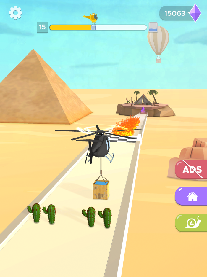 Firefighter helicopter rescue