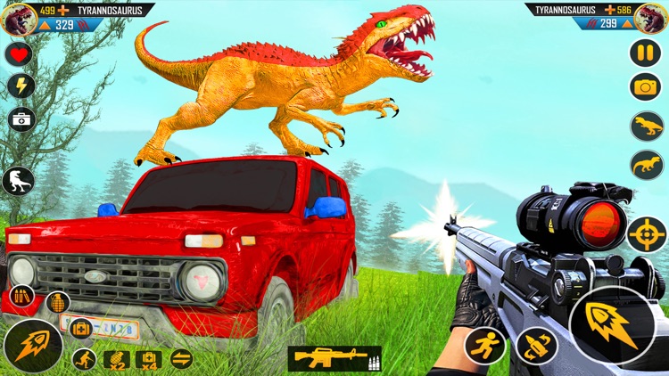 Wild Dinosaur Hunting Gun 3D