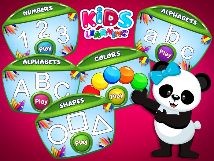 Kids Learning ABC-123-Shapes