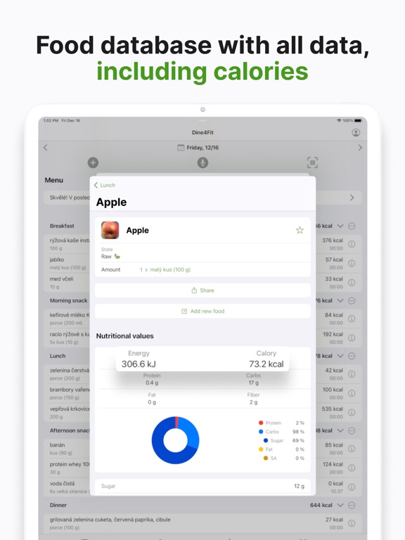 Calorie-counter by Dine4Fit screenshot 4
