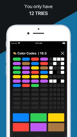 Game screenshot Color Codes: Mastermind Game hack