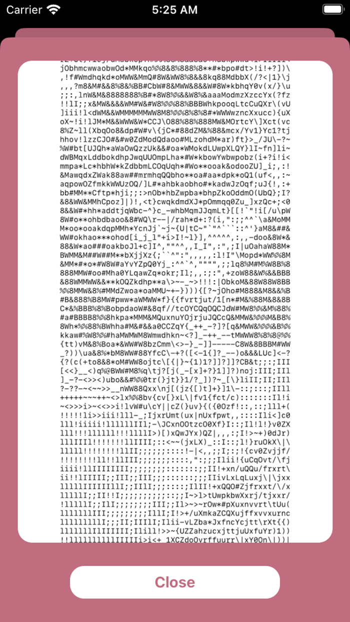 Asciify - Art From Letters