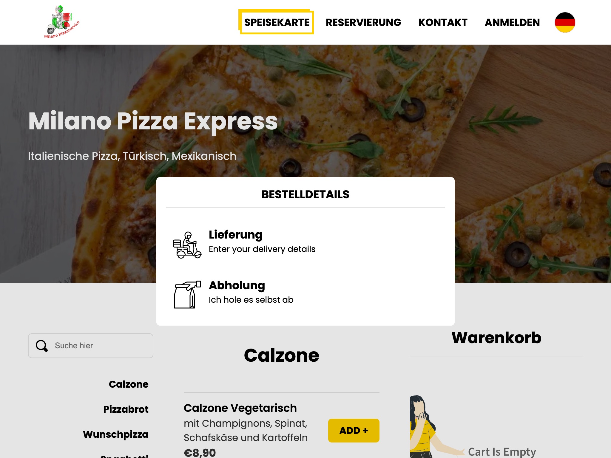Milano Pizza Express Lörrach screenshot 2