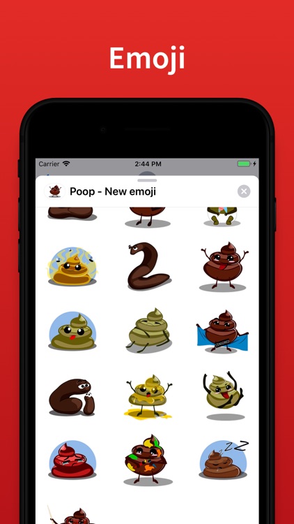 Poop emoji & Stickers for text