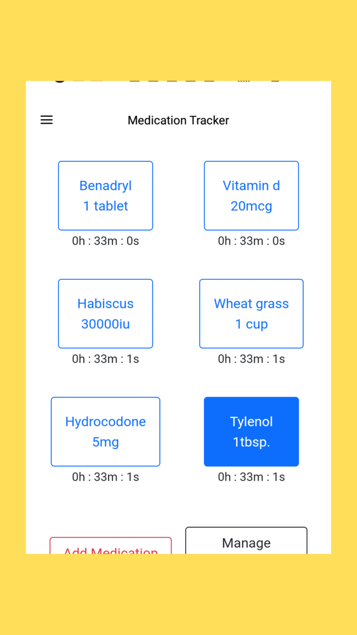 Medication Tracker App