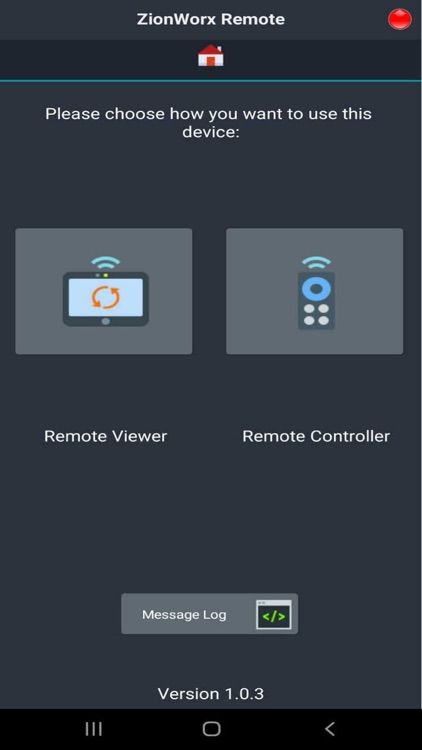 ZionWorx Remote