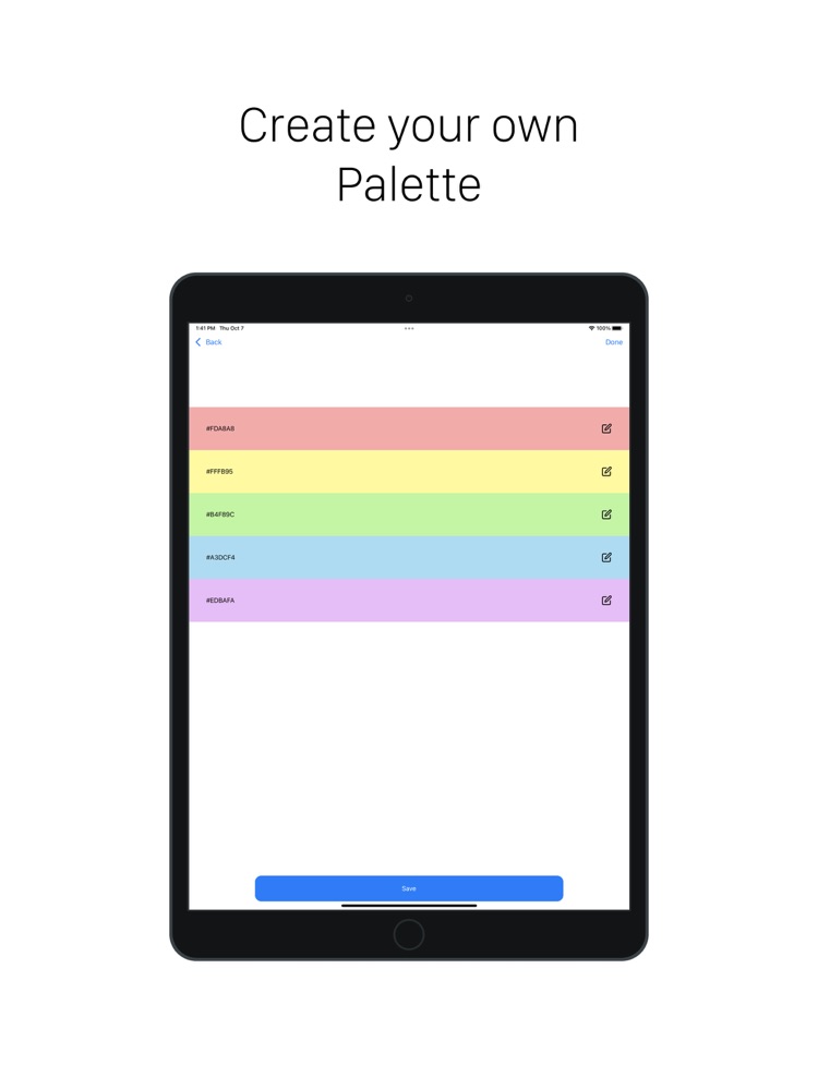 Color Palette Maker App for iPhone Free Download Color Palette Maker