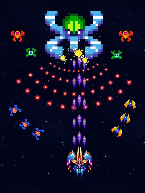 Galaxiga - Classic 80s Arcade screenshot 2