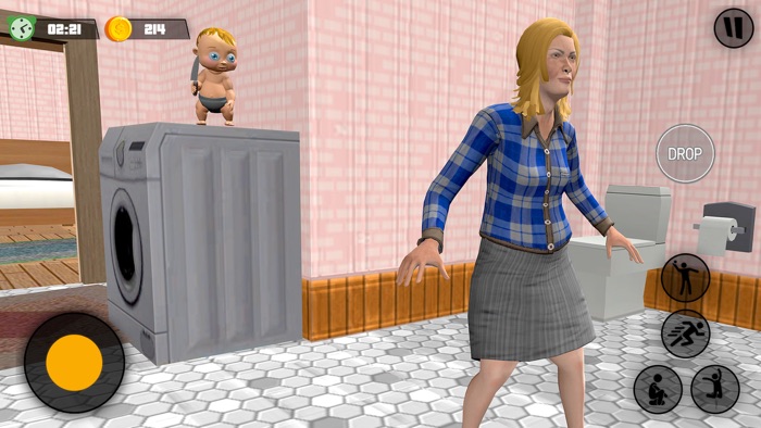 Evil Baby Prank Scary Granny