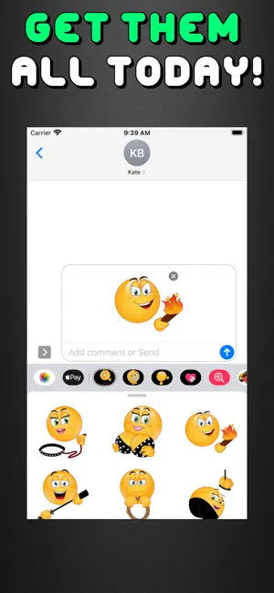 Screenshot 2 BDSM Emojis 4 iphone