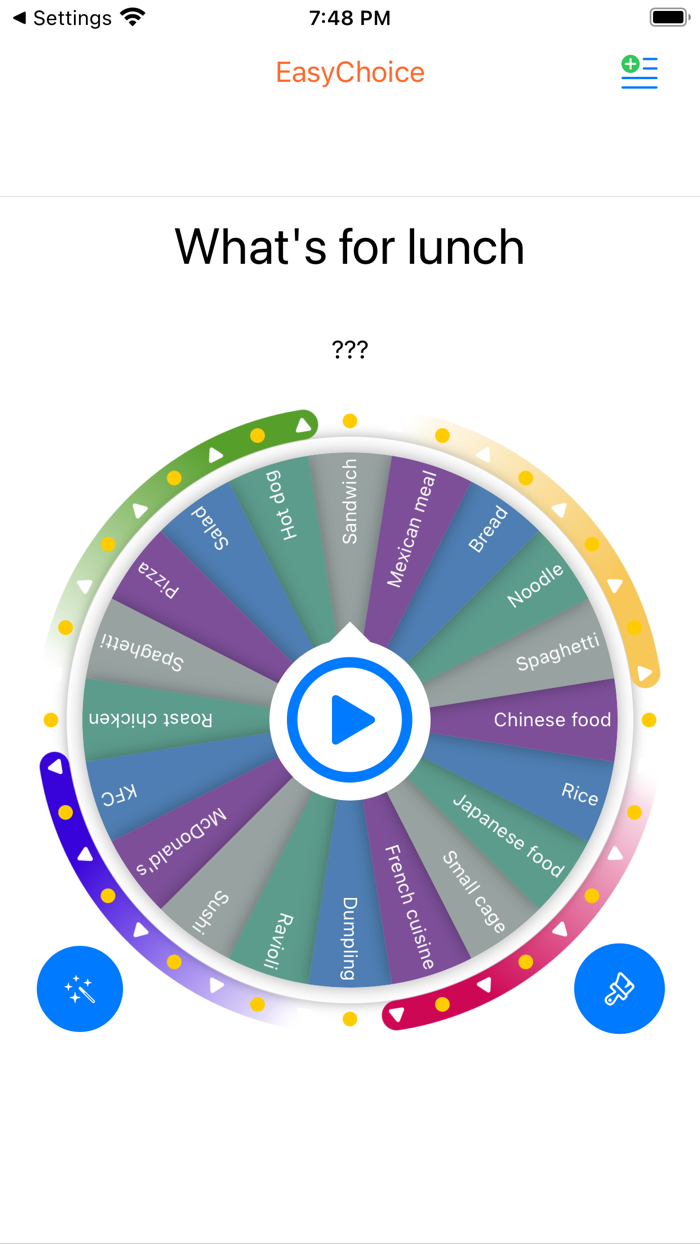 EasyChoice - Happy to choose.