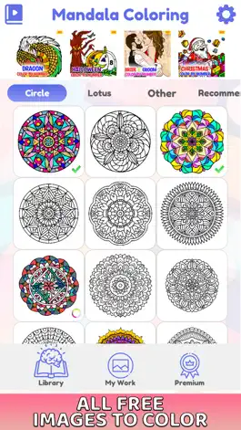 Game screenshot Mandala Color by Number Book hack