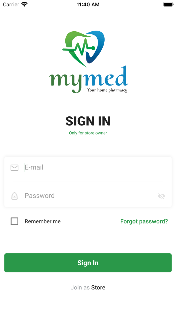 Mymed Store App