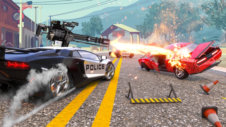 Police Car Chase Driving Games screenshot-4