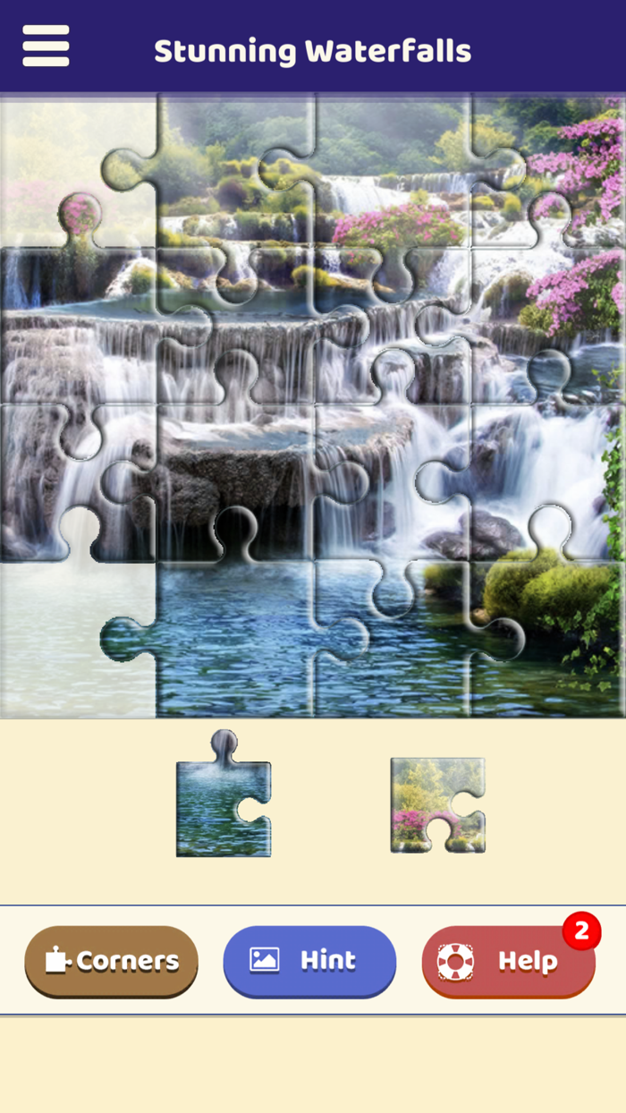 Stunning Waterfalls Puzzle