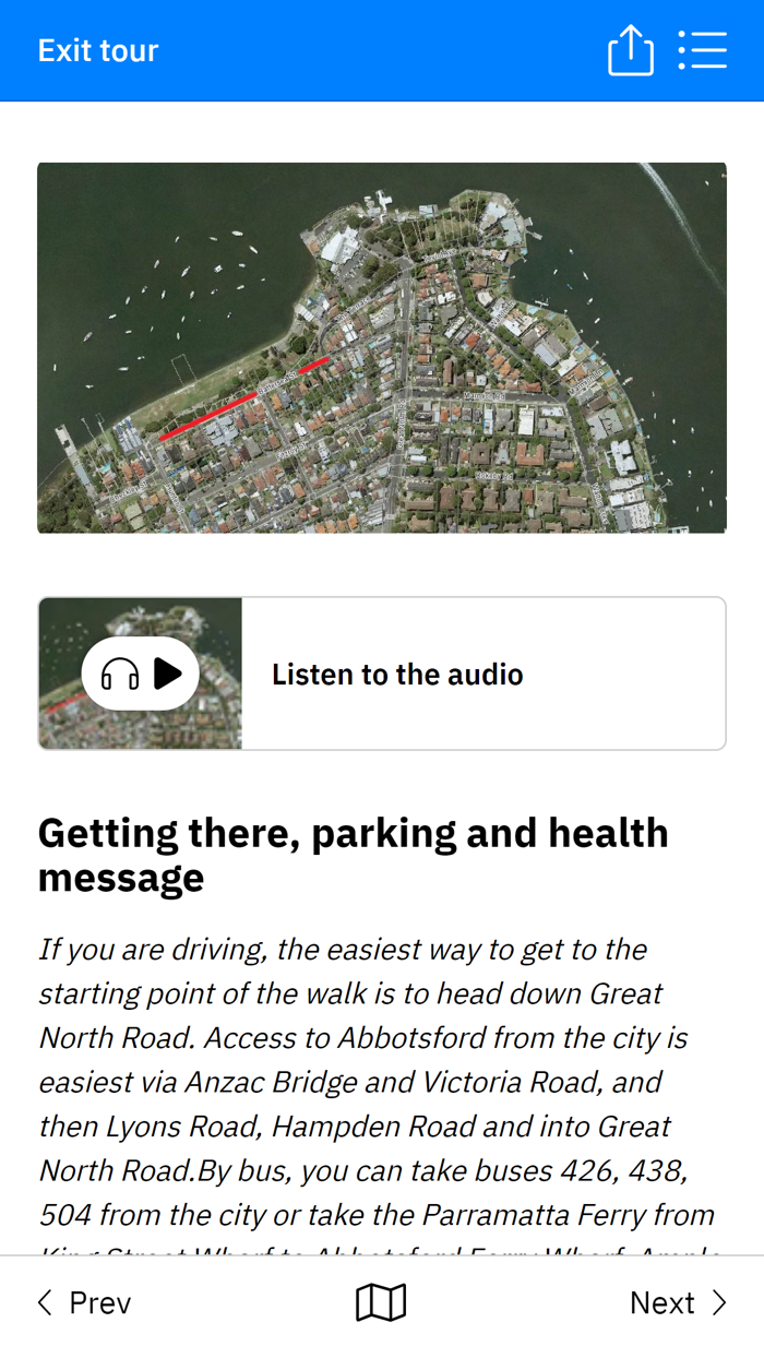 Canada Bay Walking Tours