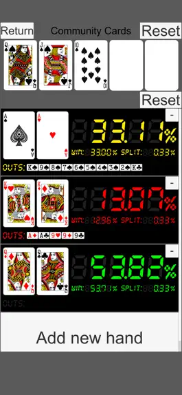 Game screenshot ポーカー計算機 apk